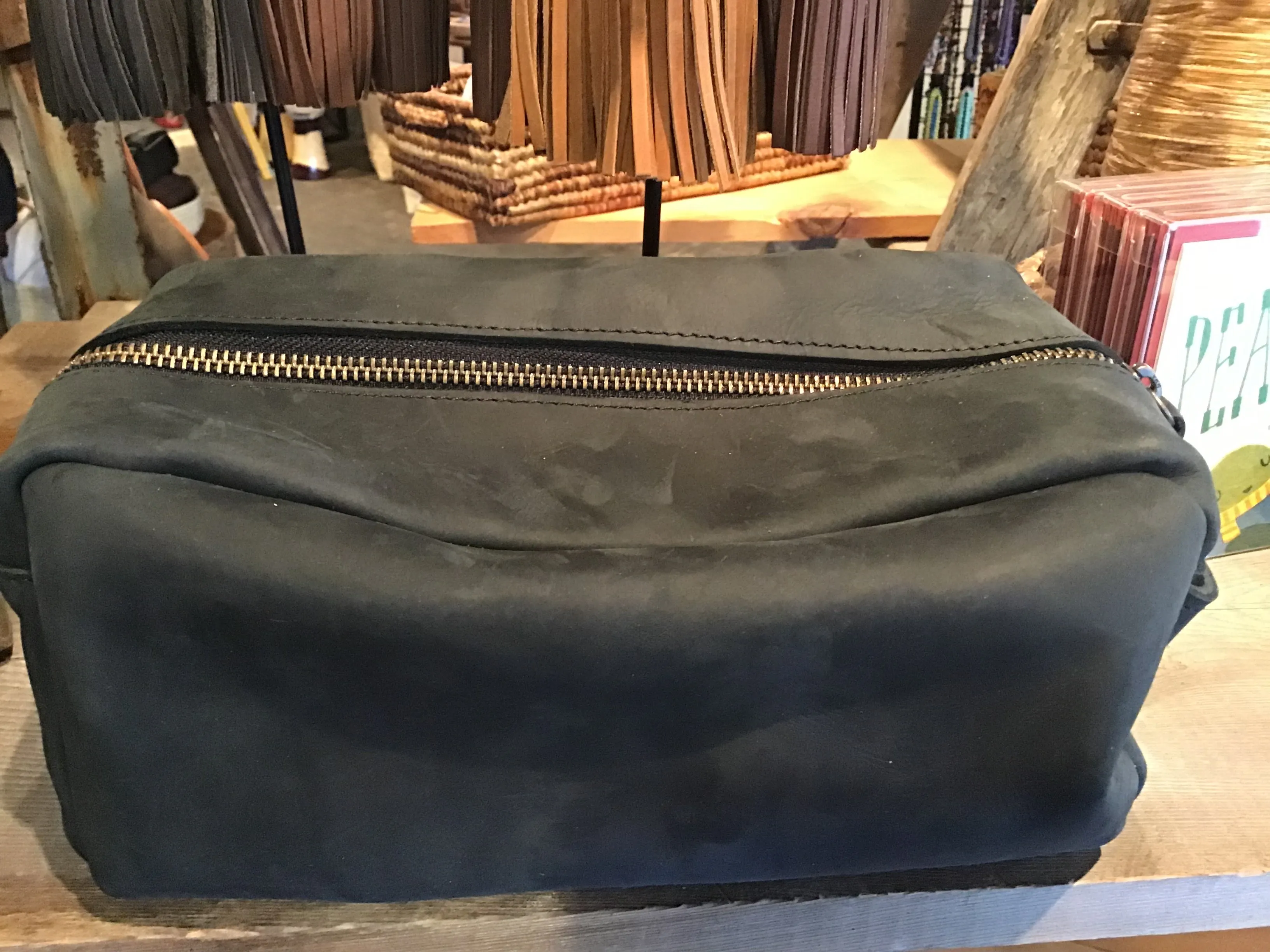 Leather Wash Bag