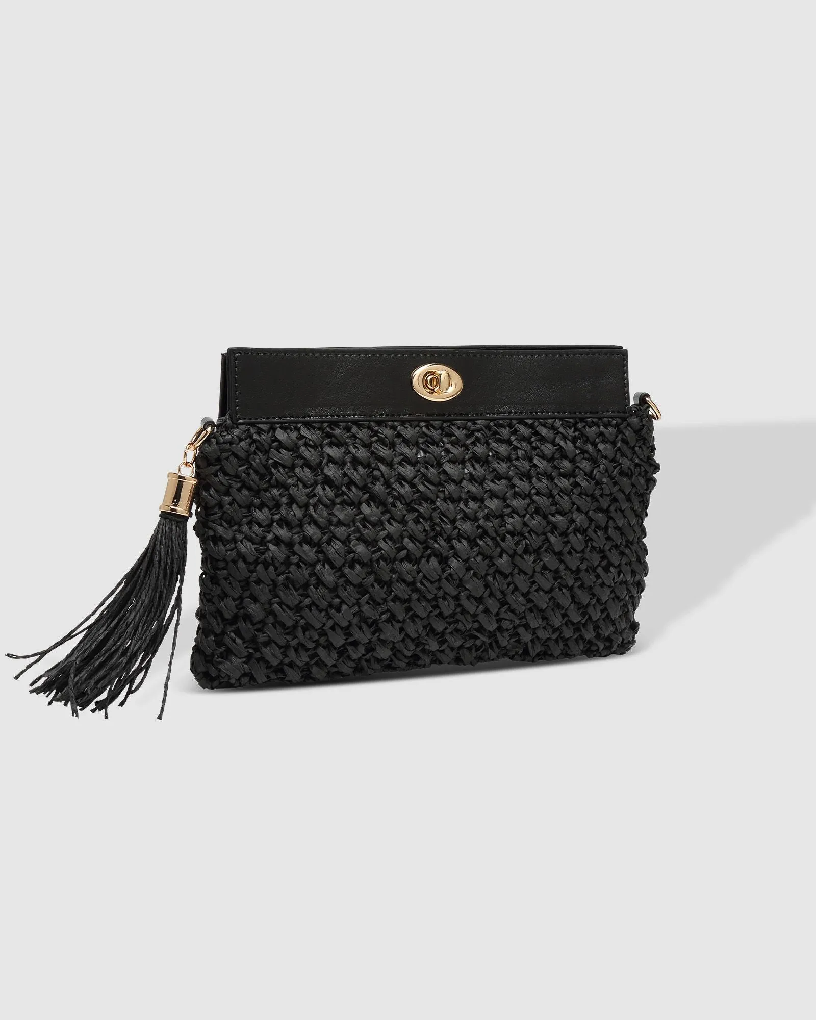 Louenhide Fern Raffia Crossbody Bag