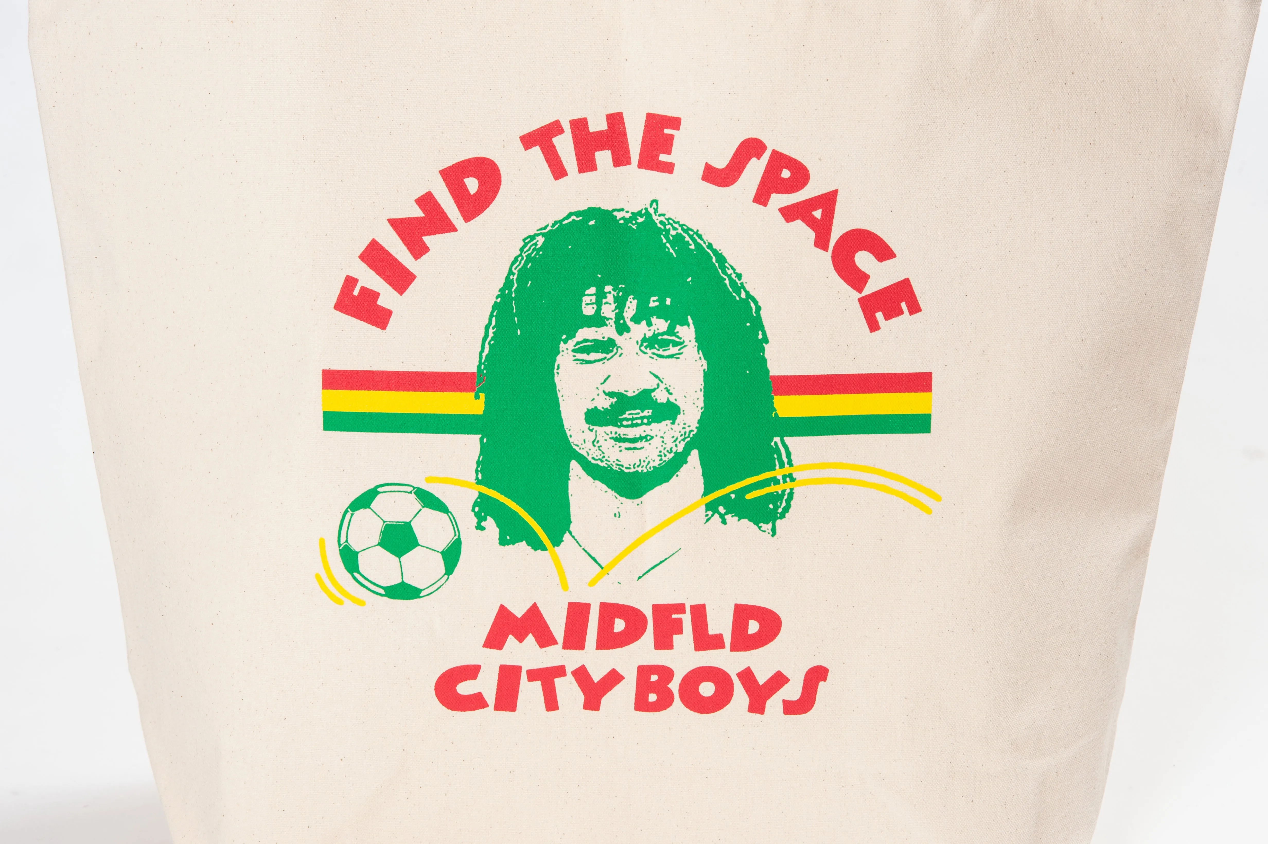 MIDFLD x CITY BOYS FC "Find The Space" Canvas Tote Bag