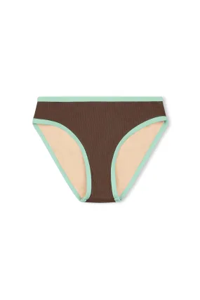 Mini Scoop Bikini Bottom - Cacao