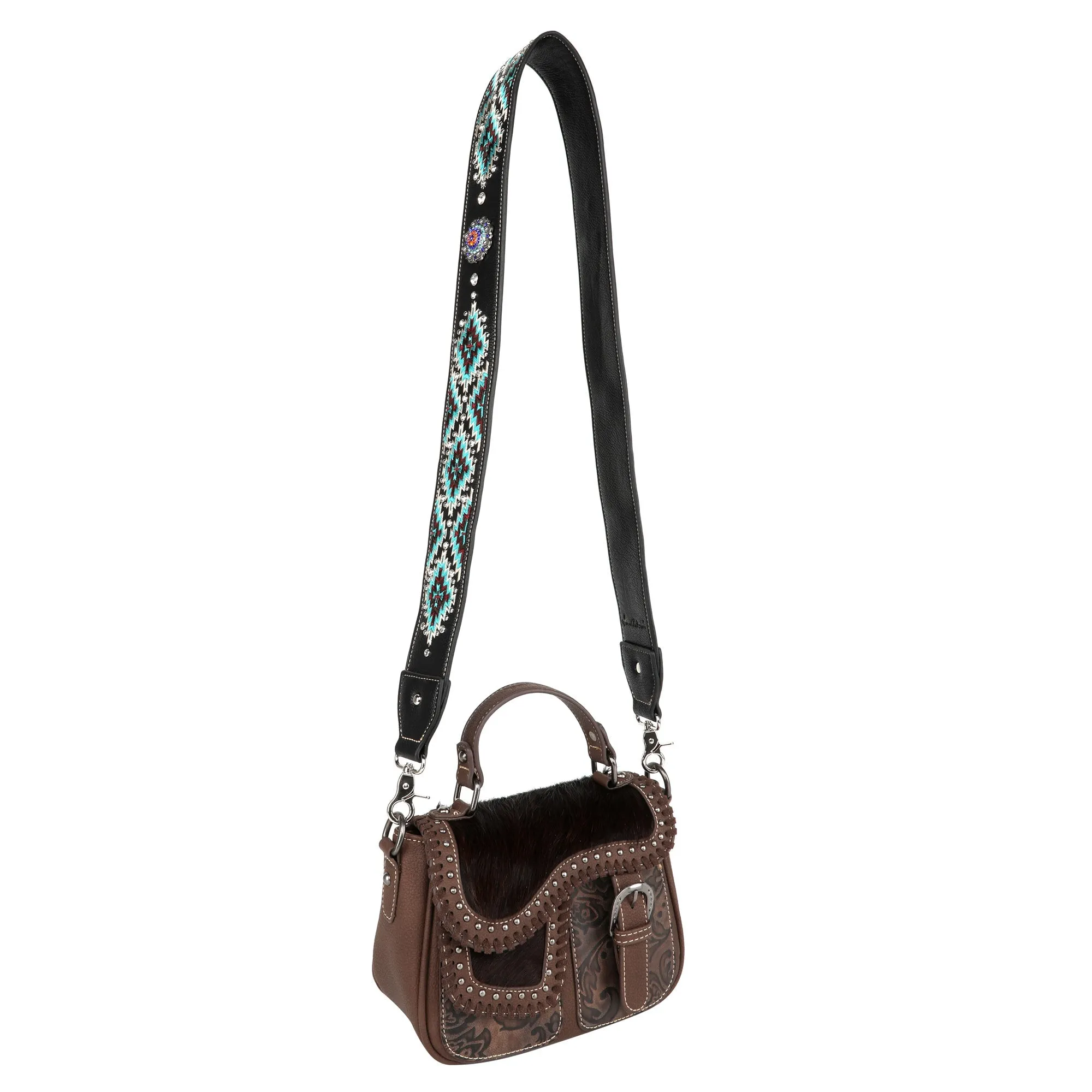 Montana West Embroidered Aztec Crossbody Shoulder Strap