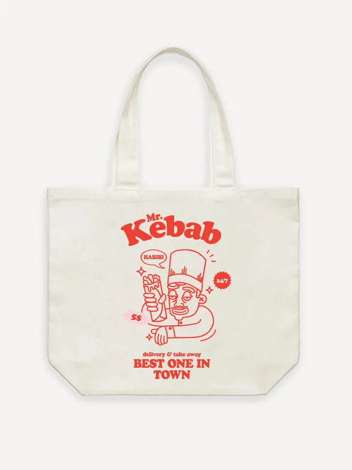 Mr. Kebab Tote Bag