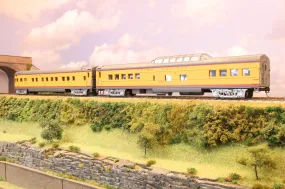 MTH Finescale O Gauge Pack of 2 x Union Pacific Coaches (incl. Domed Observation Car and Lounge Car)