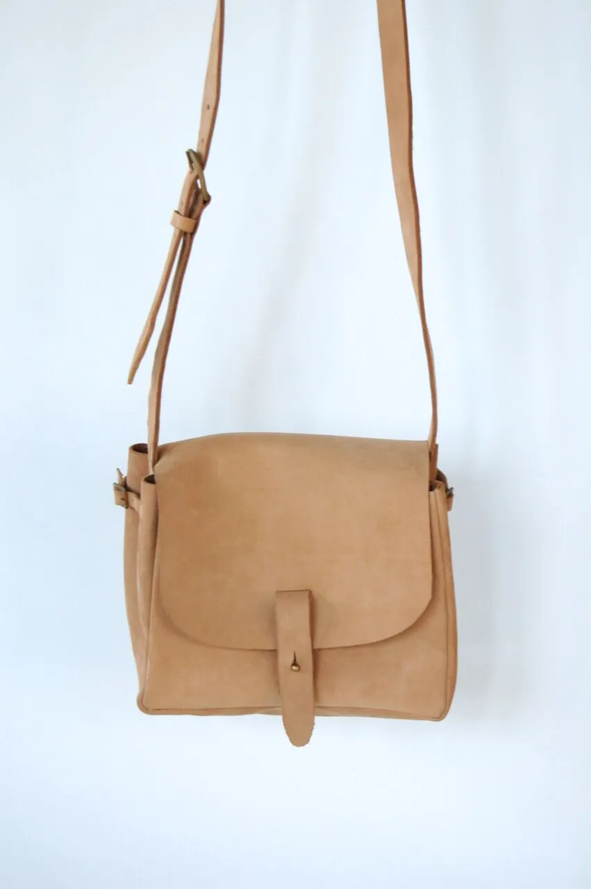 Nubuck Leather Bucket Purse