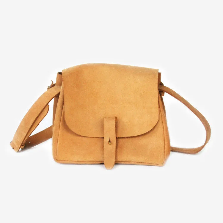 Nubuck Leather Bucket Purse