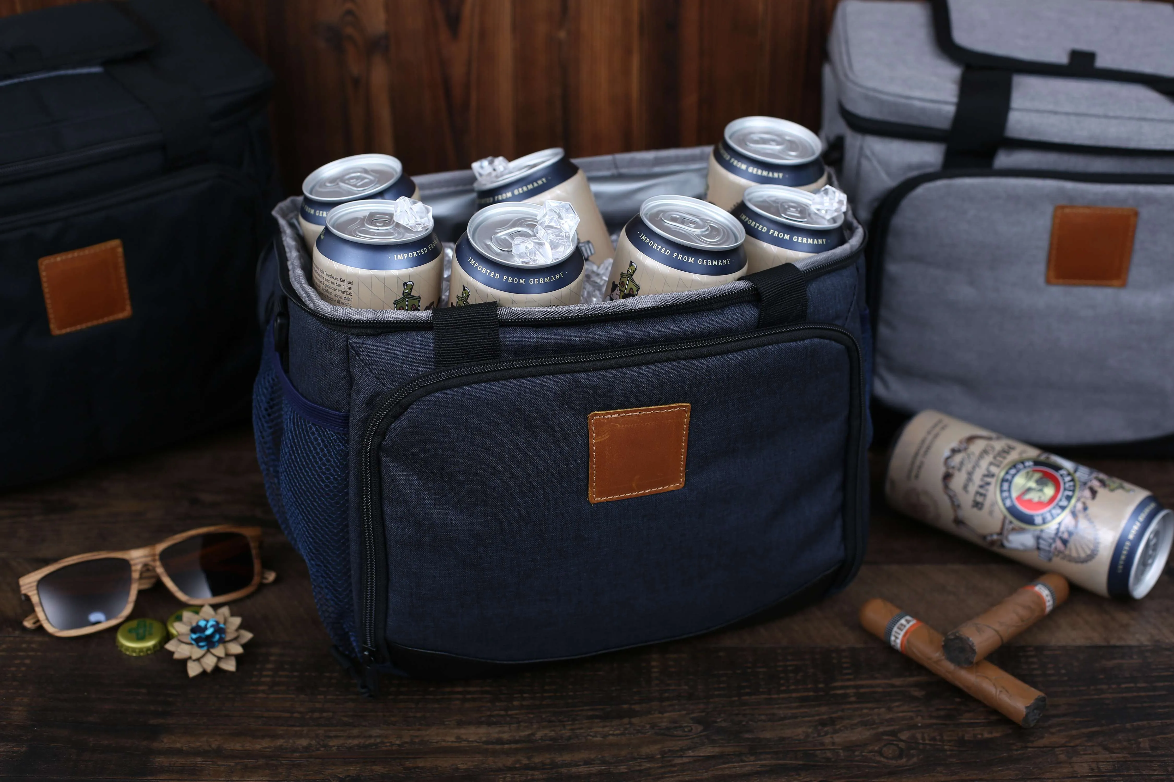 Personalized Groomsmen Gift Cooler Bag with Strap Groomsmen Cooler Beer Bag Custom Gift for Men Monogrammed Cooler Bag Valentine's Day Gift