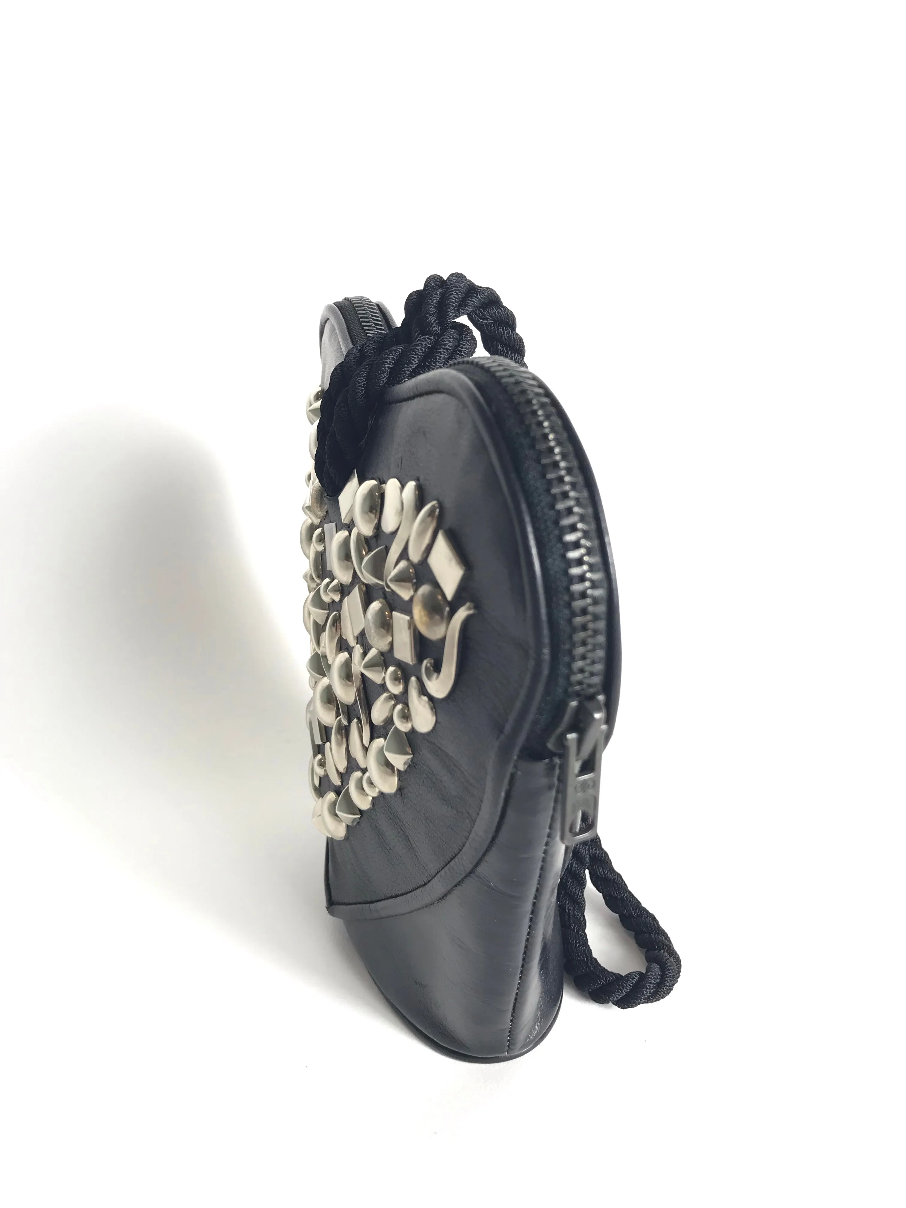 Renaud Pellegrino Embellished Heart-Shaped Studded Handbag