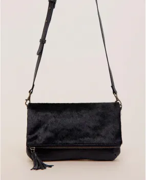 Surkana Black Flap Bag Leather 22MAMA343