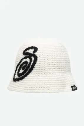 Swirly S Knit Bucket Hat