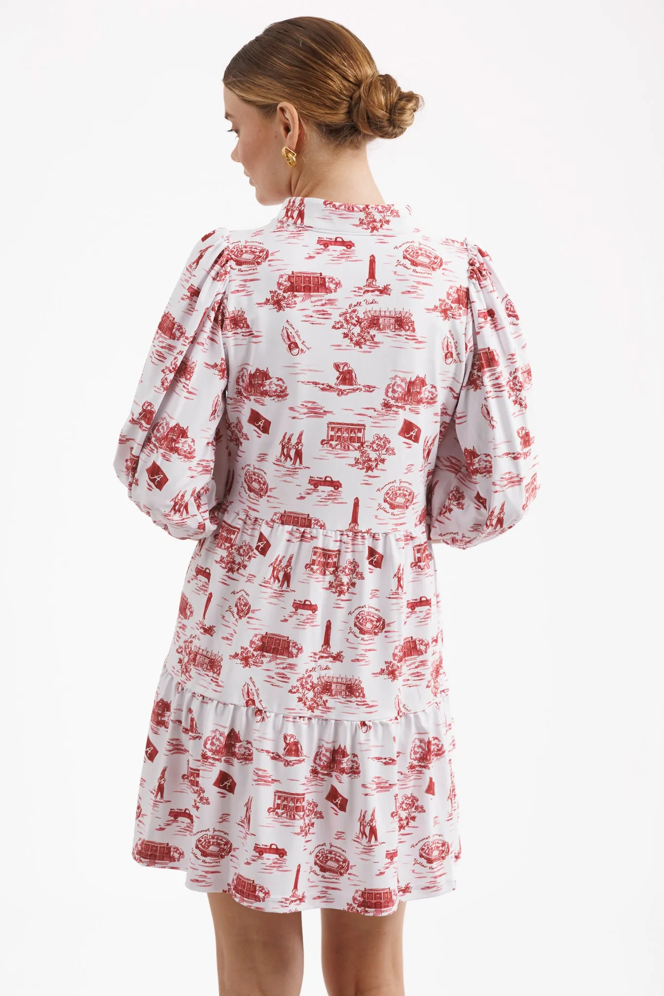 Tailgate Collection Tory Dress - Alabama Gameday Toile