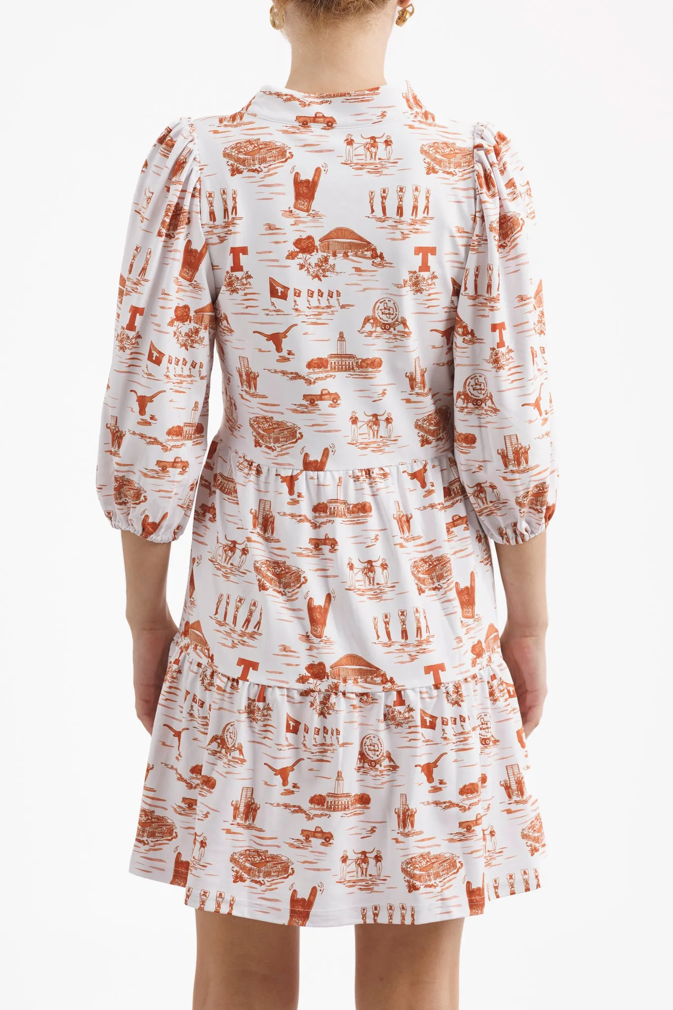 Texas Gameday Toile Tailgate Collection Tory Dress