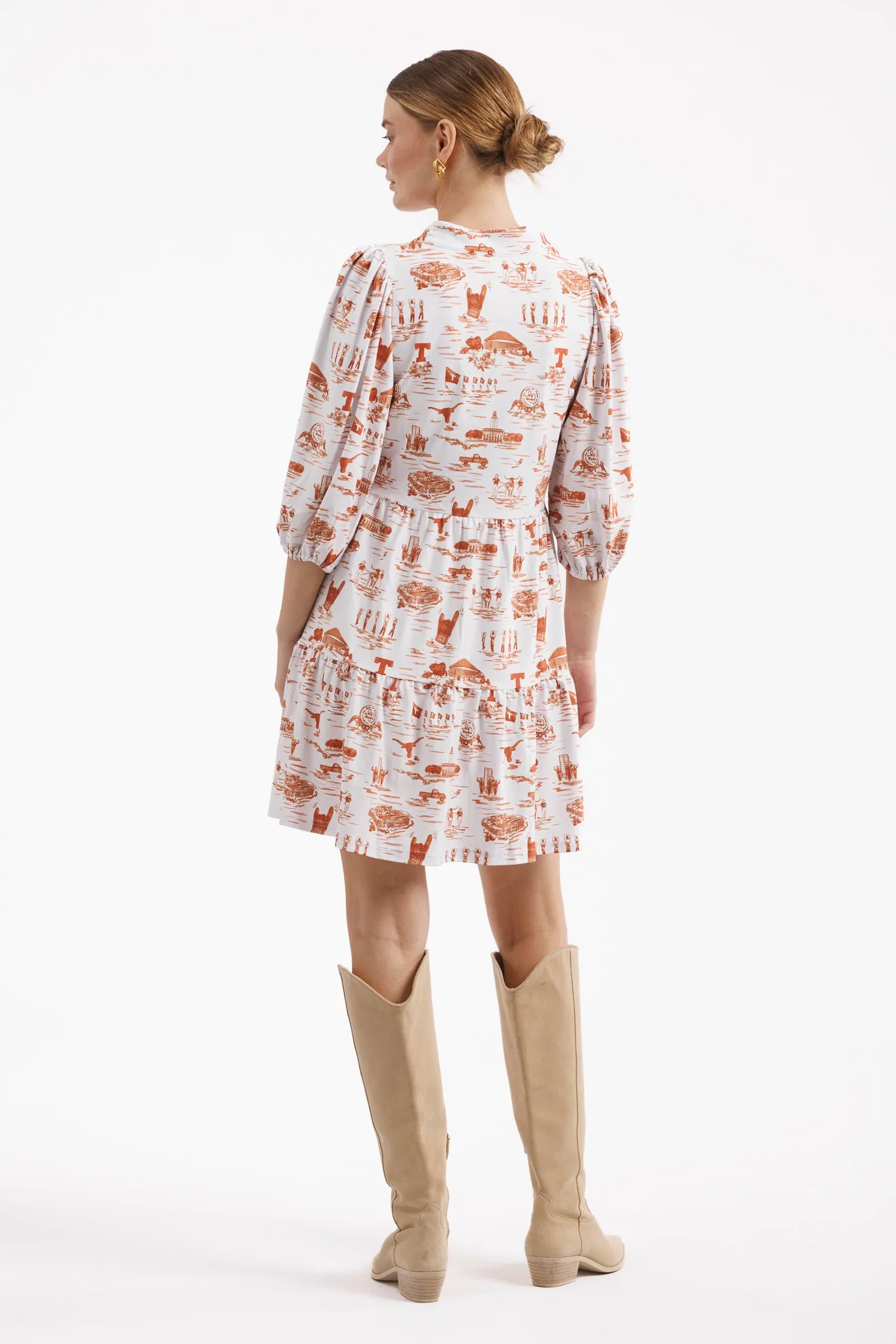 Texas Gameday Toile Tailgate Collection Tory Dress