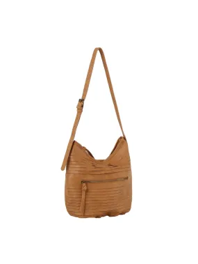 Tan Leather Hobo Bag